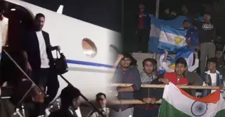 এক যুগ পর ভারতে মেসি, উপচে পড়া ভিড় বিমানবন্দরে